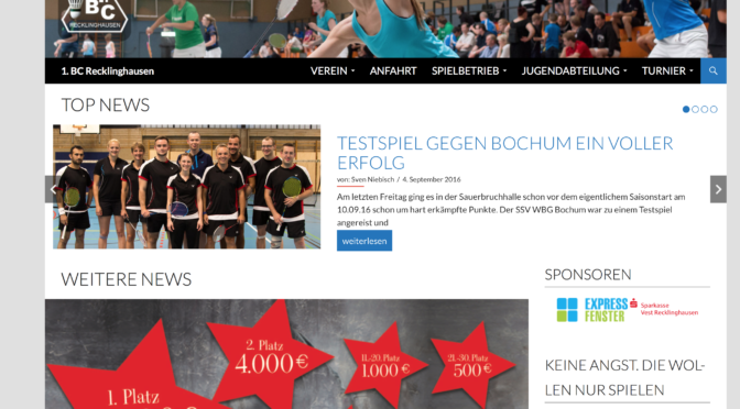 Neue Webseite online